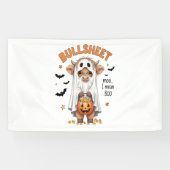 Bullsheet Highland Koe Funny Ghost Spandoek (Horizontaal)