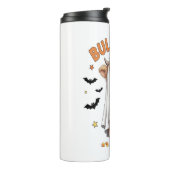 Bullsheet Highland Koe Funny Ghost Thermosbeker (Gedraaid links)