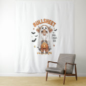 Bullsheet Highland Koe Funny Ghost Wandkleed (In situ)
