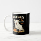 Bullsheet Koe Ghost Pun Funny Halloween Trick or T Koffiemok (Links)