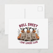 Bullsheet, Koe Lovers Club Briefkaart (Voorkant / Achterkant)