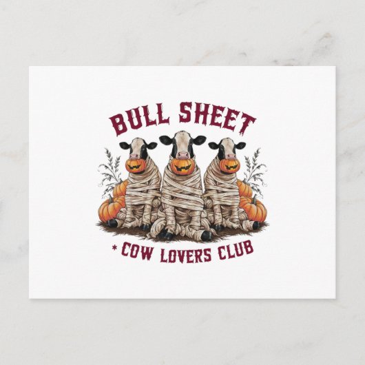 Bullsheet, Koe Lovers Club Briefkaart (Voorkant)