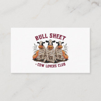 Bullsheet, Koe Lovers Club Informatiekaartje
