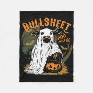 Bullsheet Moo Ik bedoel Boo Fleece Deken