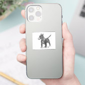 Bullterrier Vinyl Sticker (Telefoon)