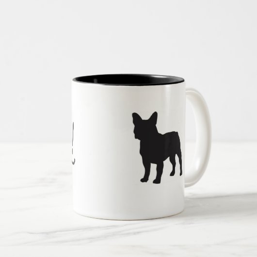 Bully! Black French Bulldog Mok (Voorkant rechts)