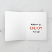 Bully Boy Verjaardag Kaart (Binnen)