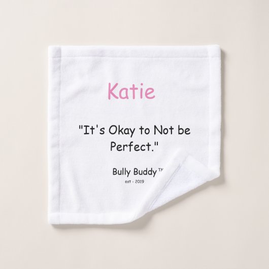 Bully Buddy Het zijn Inspirerend Kinderen. Bad Handdoek (Wasdoekje)