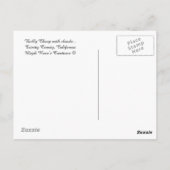 Bully Choop met wolken... Briefkaart (Achterkant)