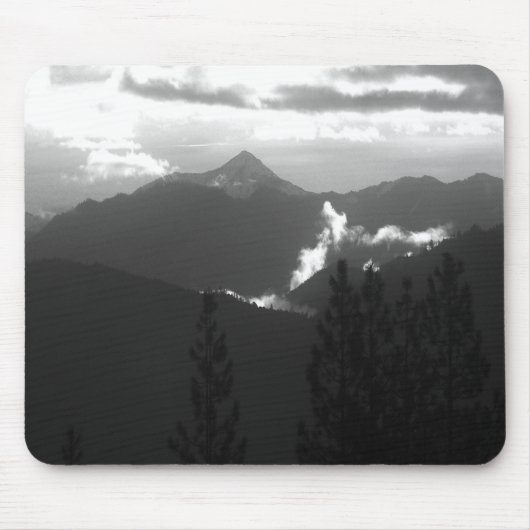 Bully Choop op een donkere ochtend... Muismat (Voorkant)