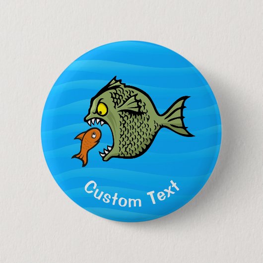 Bully Fish Pinback Button (Voorkant)