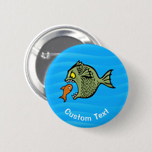 Bully Fish Pinback Button