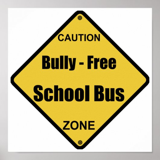 Bully - Free School Bus Poster (Voorkant)
