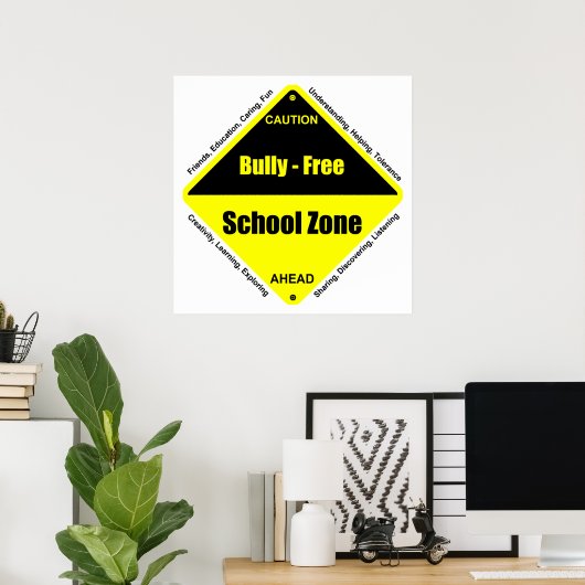 Bully - Free School Poster (Thuiskantoor)