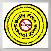 Bully Free School Zone Poster (Voorkant)