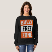 Bully Free Zone Anti Bullying Stop Awareness Kindn Trui (Voorkant volledig)
