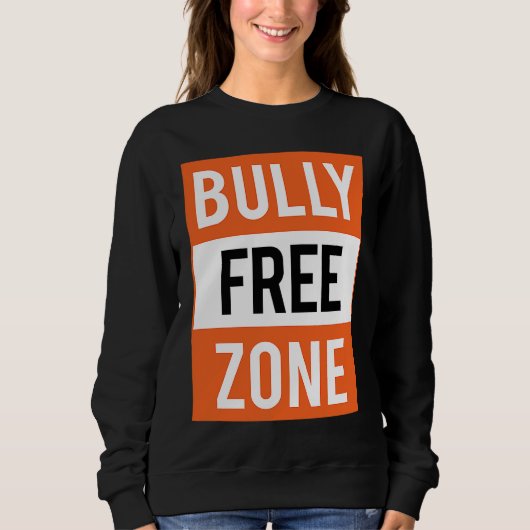 Bully Free Zone Anti Bullying Stop Awareness Kindn Trui (Voorkant)