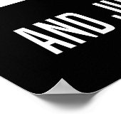 Bully is een Oranje gedicht, een antitrump-teken Poster (Hoek)