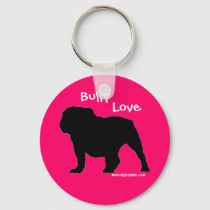 Bully Love Buldog sleutelhanger