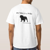 Bully Love Bulldog, Baby Bully T-shirt (Achterkant)
