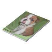Bully Love Bulldog Notitieblok (Linkerzijde)