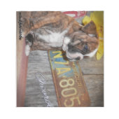 Bully Love Bulldog Notitieblok (Voorkant)