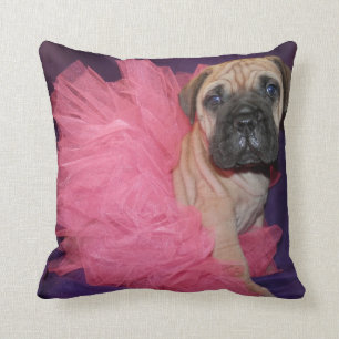 Bully Love Bullmastiff Tu-Tu Pillow Kussen