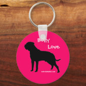 Bully Love Bulmastiff sleutelhanger (Voorkant)