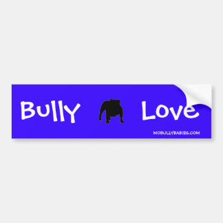 Bully Love Bumpersticker Blue