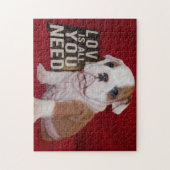 Bully Love English Bulldog Puzzle Legpuzzel (Verticaal)