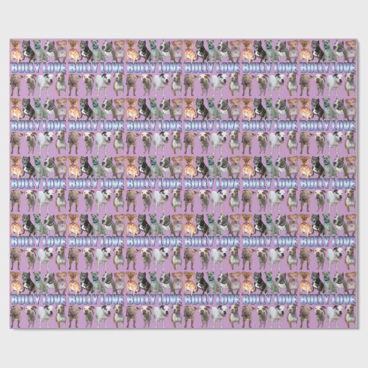 Bully Love Wrapping Paper 2 Cadeaupapier (Vlak)