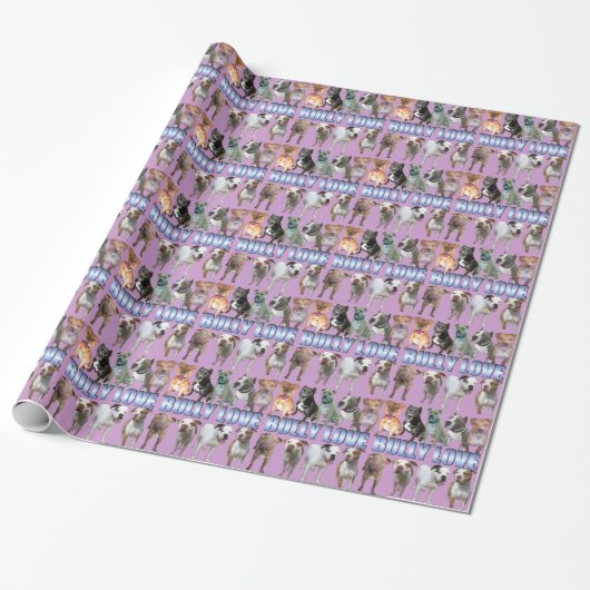 Bully Love Wrapping Paper 2 Cadeaupapier (Uitgerold)