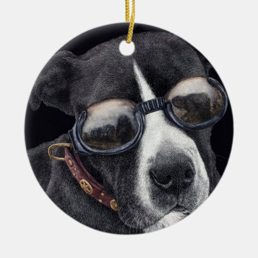 Bully Mix Ornament- "Style" Keramisch Ornament (Voorkant)