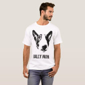 Bully Moeder - Engels Bull Terrier Moeder T-shirt (Voorkant volledig)