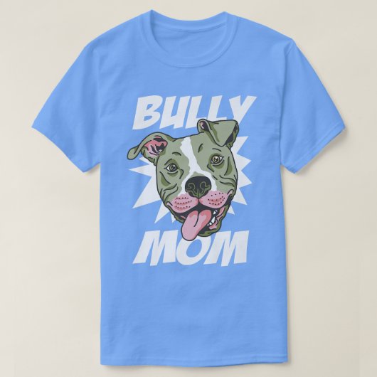 BULLY MOM American Pitbull Terrier Master dog T-shirt (Design voorkant)