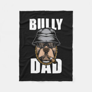 Bully Pap Bulldog Pitbull Fleece Deken