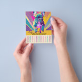 Bully puppy te koop flyer sjablonen (Hand)