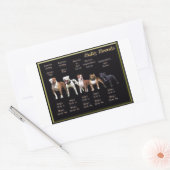 Bully Rassen Rechthoekige Sticker (Envelop)