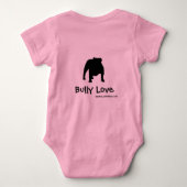 Bully Sister Pink Creeper Romper (Achterkant)