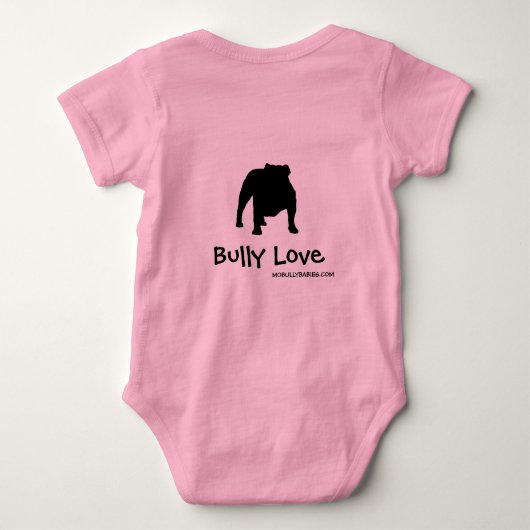 Bully Sister Pink Creeper Romper (Achterkant)