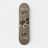 Bully The Bulldog Persoonlijk Skateboard (Voorkant)