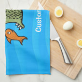 Bully vis keukenhanddoek (Quarter Fold)