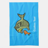 Bully vis keukenhanddoek (Verticaal)