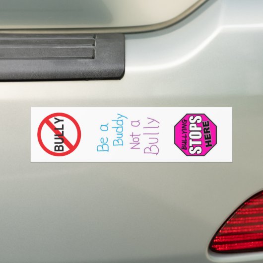 Bullying Assortation stoppen Bumpersticker (Op auto)