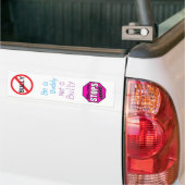 Bullying Assortation stoppen Bumpersticker (Op Truck)