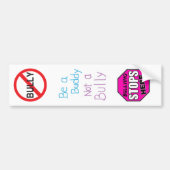 Bullying Assortation stoppen Bumpersticker (Voorkant)