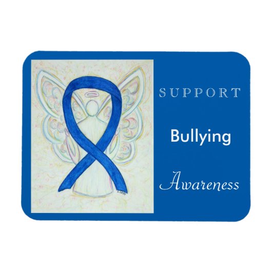 Bullying Awareness Ribbon Angel Magnet Magneet (Horizontaal)