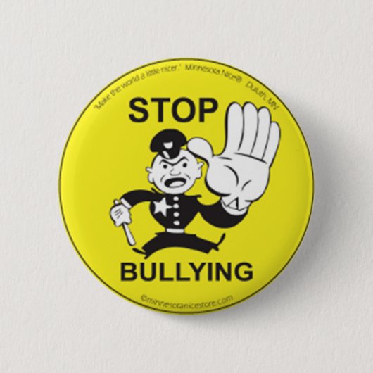 Bullying Gifts stoppen Ronde Button 5,7 Cm (Voorkant)
