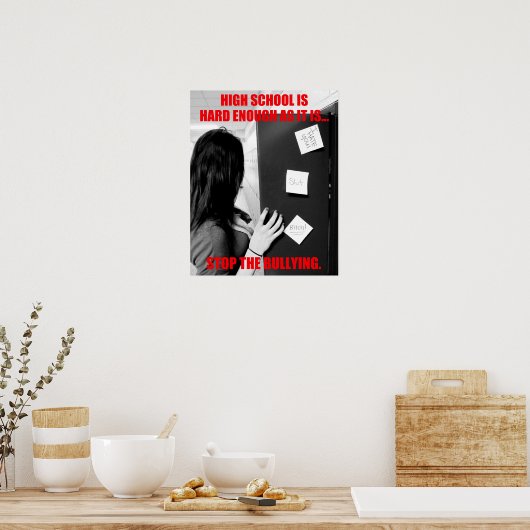 Bullying High School Poster (Keuken)