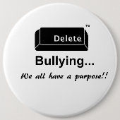 Bullying Pin verwijderen Ronde Button 6,0 Cm (Voorkant)